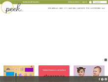 Tablet Screenshot of peekkids.com